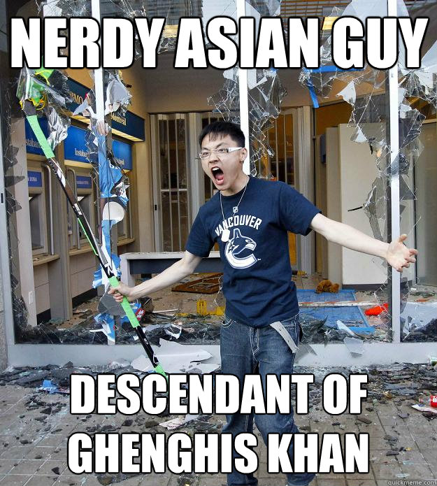 Nerdy asian guy descendant of ghenghis khan - Nerdy asian guy descendant of ghenghis khan  Misc