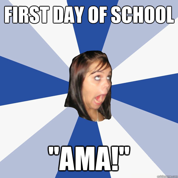 First day of school 