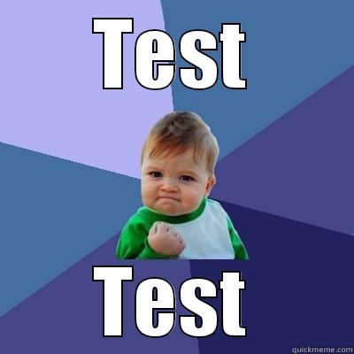 TEST TEST Success Kid