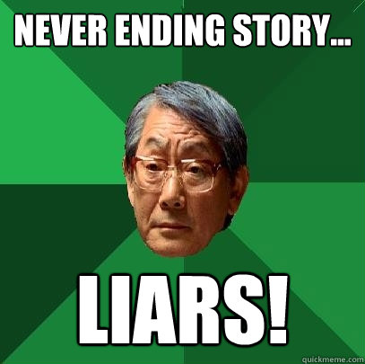 Never Ending Story... LIARS!  High Expectations Asian Father