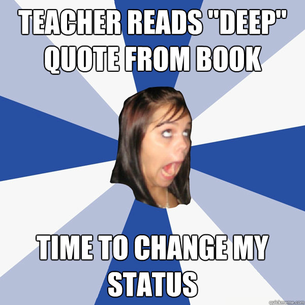 Teacher reads 