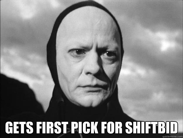  gets first pick for shiftbid   