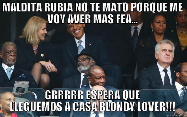 MALDITA RUBIA NO TE MATO PORQUE ME VOY AVER MAS FEA... GRRRRR ESPERA QUE LLEGUEMOS A CASA BLONDY LOVER!!! Misc