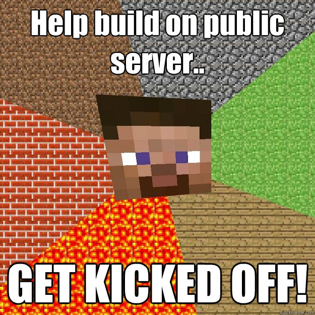 getting kicked off rails minecraft getting kicked off rails minecraft