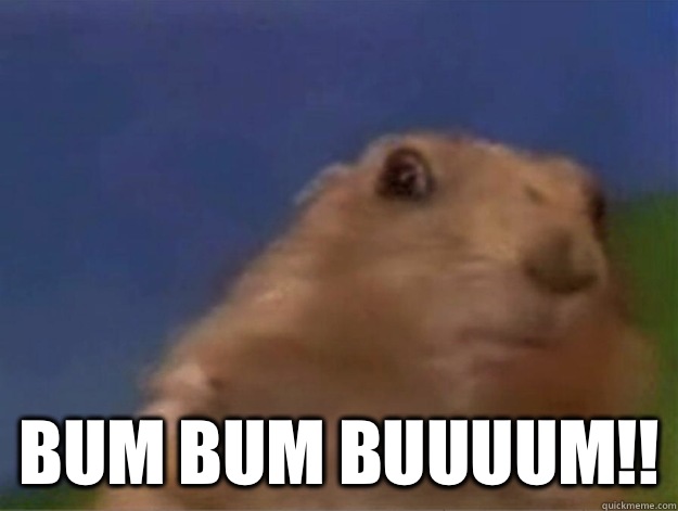  Bum bum buuuum!! -  Bum bum buuuum!!  dramatic prairie dog