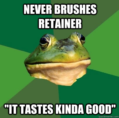 Never brushes retainer 