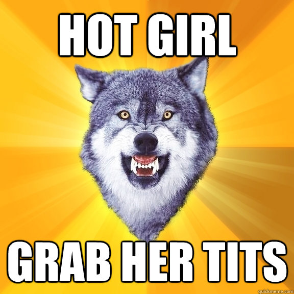 hot girl grab her tits - hot girl grab her tits  Courage Wolf