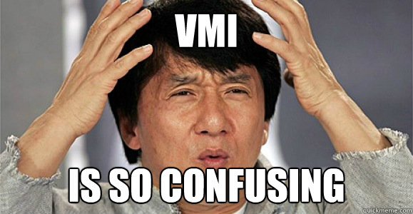 vmi is so confusing - vmi is so confusing  Confused Jackie Chan