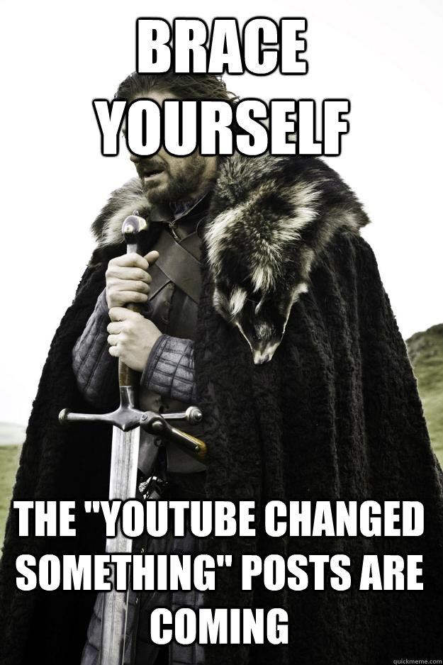 Brace yourself The 