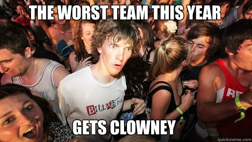 The worst team this year gets Clowney  Sudden Clarity Clarence