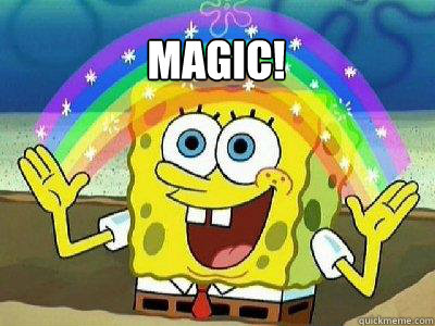 MAGIC!   rainbow spongebob