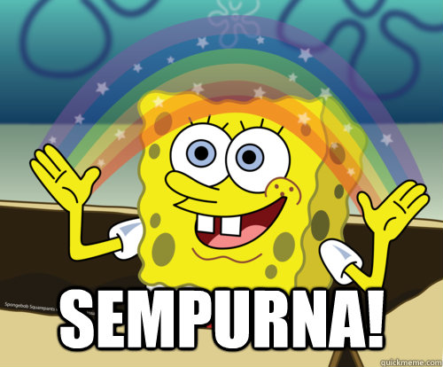  SEMPURNA!  Spongebob rainbow