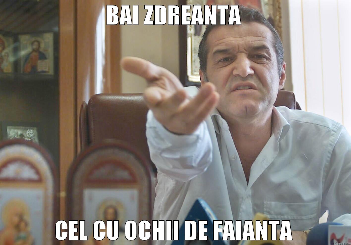 BAI ZDREANTA CEL CU OCHII DE FAIANTA Misc