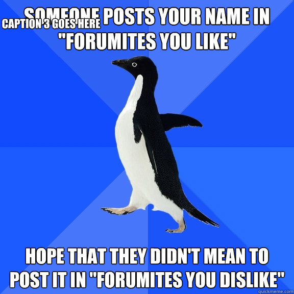 SOMEONE POSTS YOUR NAME IN 