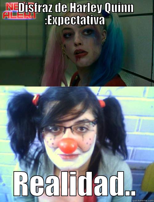 Disfraz de Harley Quinn :Expectativa  - DISFRAZ DE HARLEY QUINN :EXPECTATIVA  REALIDAD.. Misc