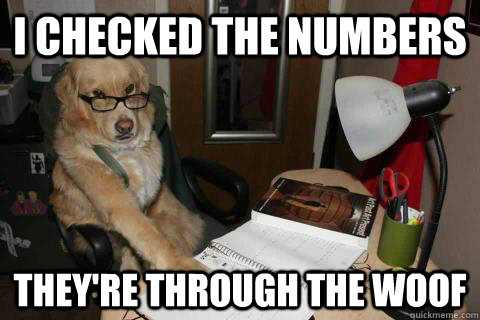 I checked the numbers They're through the woof - I checked the numbers They're through the woof  Misc