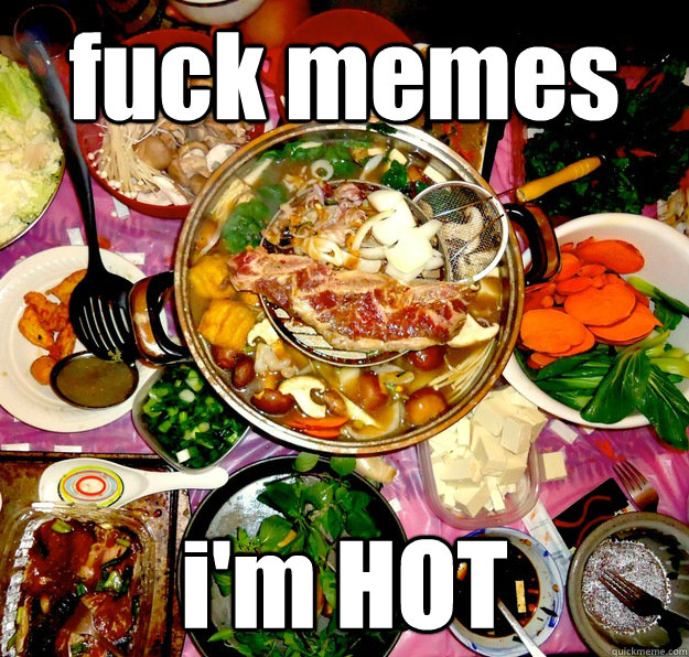 fuck memes i'm HOT - fuck memes i'm HOT  hot hot pot