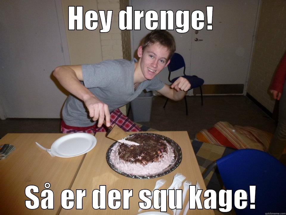 HEY DRENGE! SÅ ER DER SQU KAGE! Misc