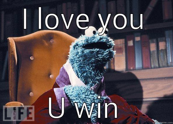 Take a bite  - I LOVE YOU U WIN Cookie Monster