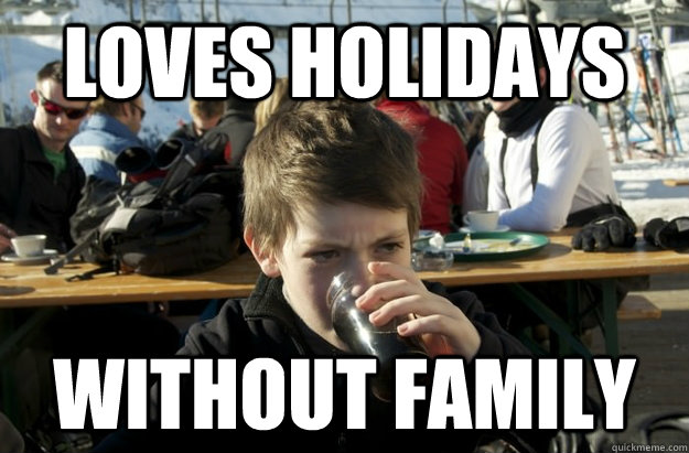 LOVES Holidays Without Family  Lazy Elementary School Kid