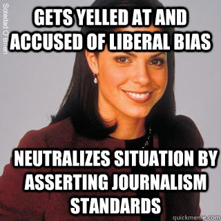 GETS YELLED AT AND ACCUSED OF LIBERAL BIAS NEUTRALIZES SITUATION BY ASSERTING JOURNALISM STANDARDS - GETS YELLED AT AND ACCUSED OF LIBERAL BIAS NEUTRALIZES SITUATION BY ASSERTING JOURNALISM STANDARDS  DOING-IT-RIGHT JOURNALIST