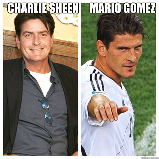 CHARLIE SHEEN     MARIO GOMEZ    - CHARLIE SHEEN     MARIO GOMEZ     Misc
