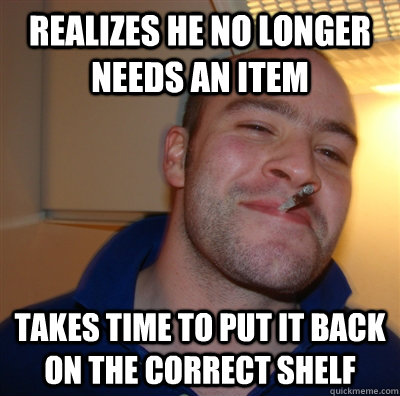 Realizes he no longer needs an item takes time to put it back on the correct shelf - Realizes he no longer needs an item takes time to put it back on the correct shelf  GGG view on Idra