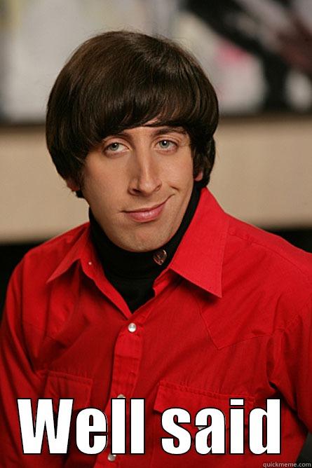  WELL SAID Pickup Line Scientist