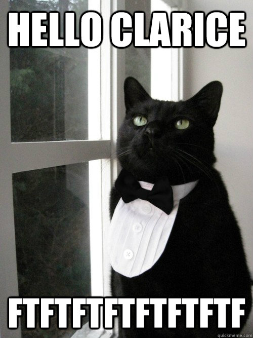 Hello Clarice ftftftftftftftf - Hello Clarice ftftftftftftftf  One Percent Cat