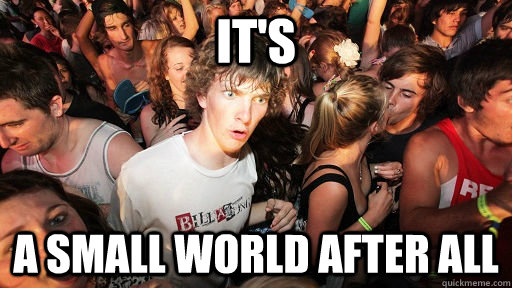 It's A small world after all  Sudden Clarity Clarence