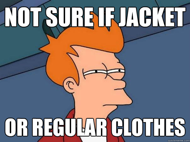 Not sure if jacket or regular clothes - Not sure if jacket or regular clothes  Futurama Fry
