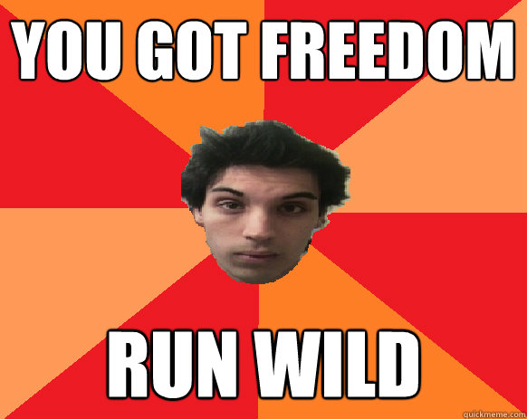 YOU GOT FREEDOM RUN WILD  Idiot WoW player