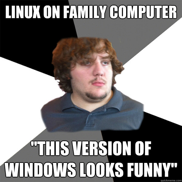 linux on family computer 