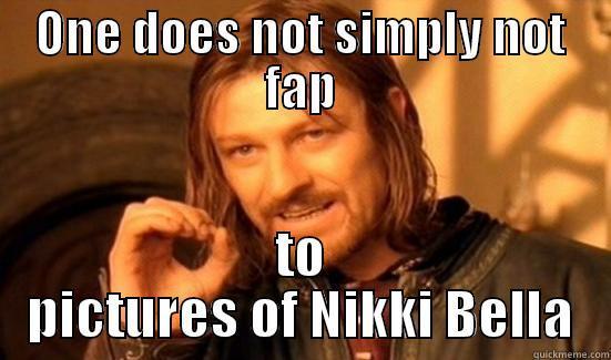 ONE DOES NOT SIMPLY NOT FAP TO PICTURES OF NIKKI BELLA Boromir