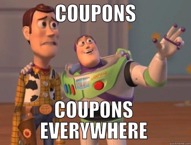               COUPONS               COUPONS EVERYWHERE Toy Story