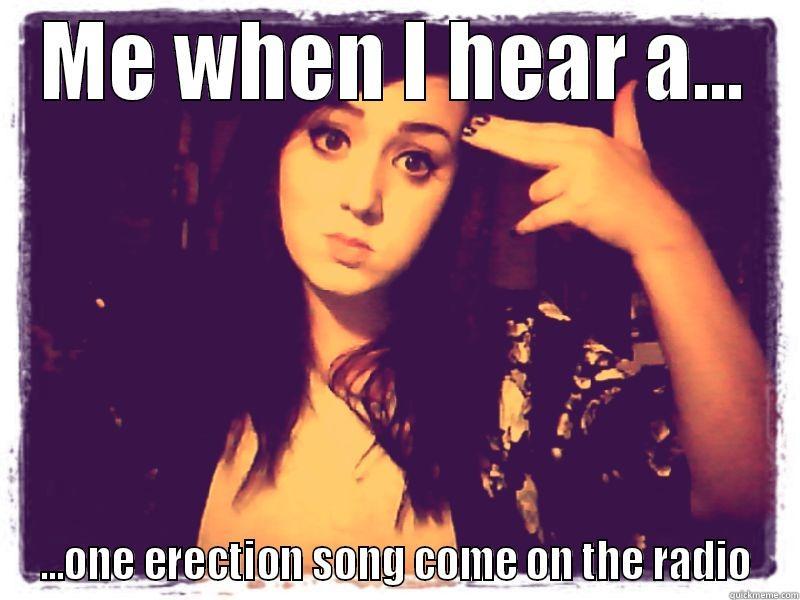 ME WHEN I HEAR A... ...ONE ERECTION SONG COME ON THE RADIO Misc