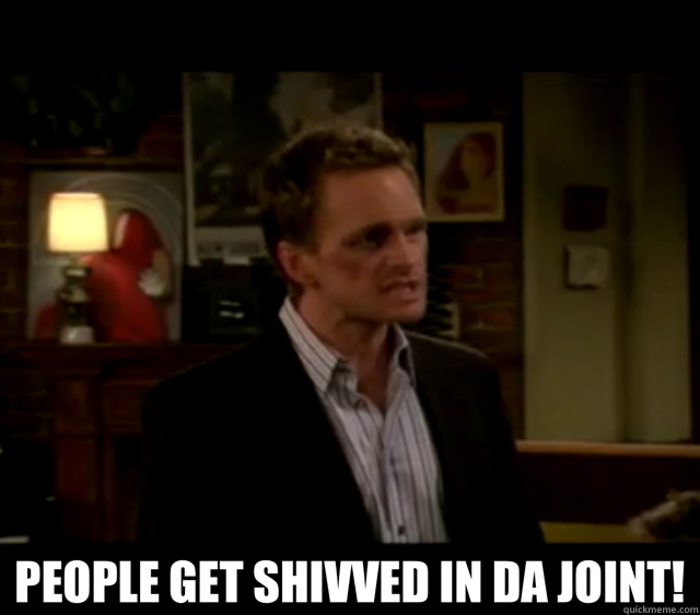  PEOPLE GET SHIVVED IN DA JOINT!  shivved