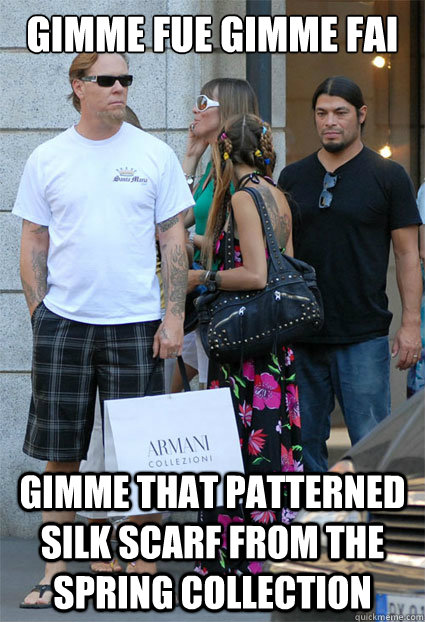 GIMME FUE GIMME FAI gimme that patterned silk scarf from the spring collection - GIMME FUE GIMME FAI gimme that patterned silk scarf from the spring collection  High Fashion Hetfield