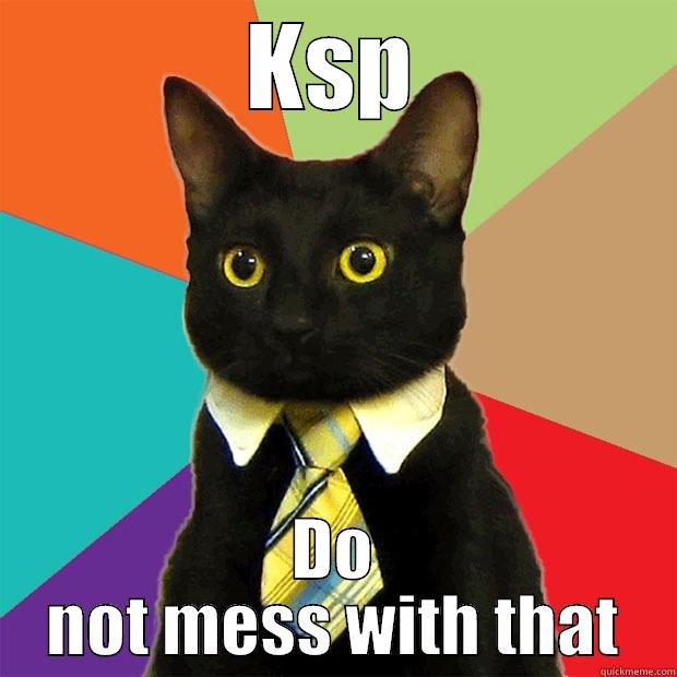 KSP DO NOT MESS WITH THAT Business Cat
