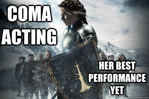 Coma Acting her best performance yet  