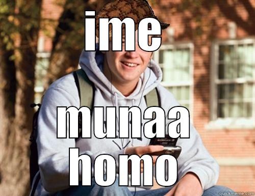 IME MUNAA HOMO College Freshman