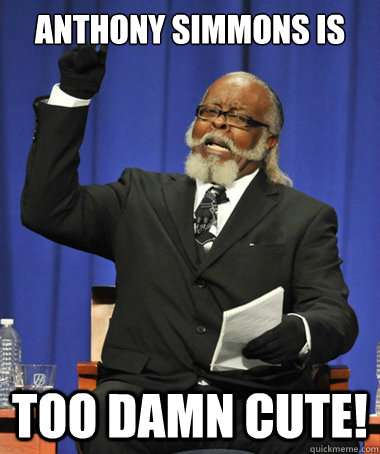 Anthony Simmons is Too damn cute!   The Rent Is Too Damn High