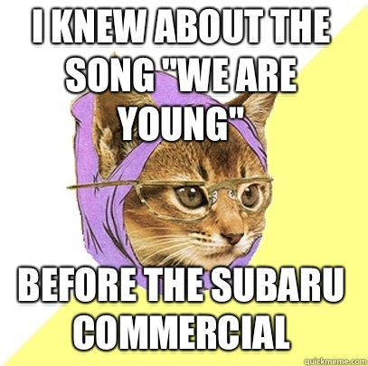 I knew about the song 