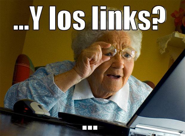 ...Y LOS LINKS? ... Grandma finds the Internet