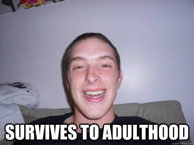  Survives to adulthood  