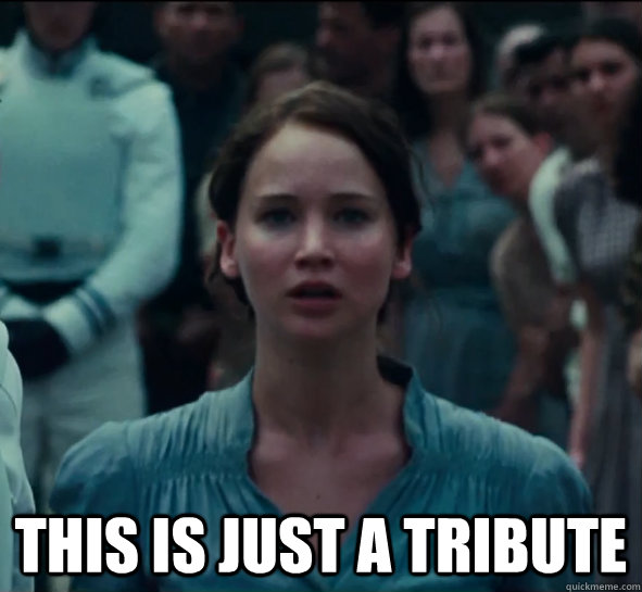  This is just a tribute -  This is just a tribute  Good Girl Katniss