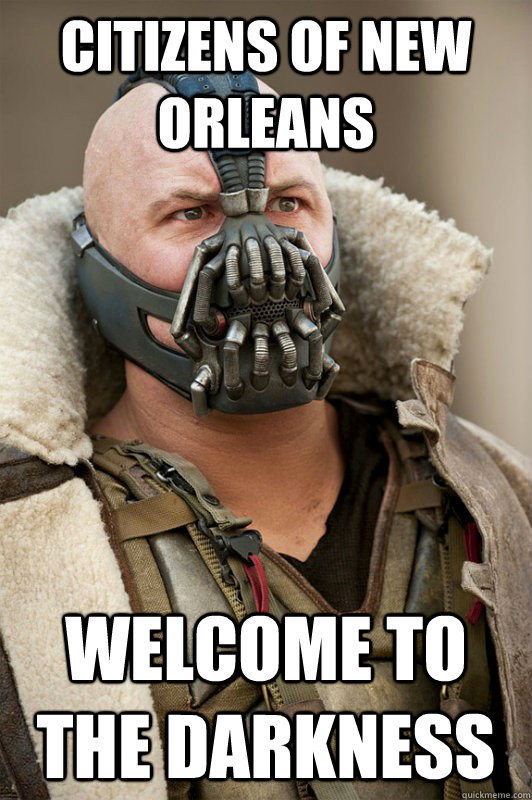 CITIZENS OF NEW ORLEANS WELCOME TO THE DARKNESS - CITIZENS OF NEW ORLEANS WELCOME TO THE DARKNESS  Bane
