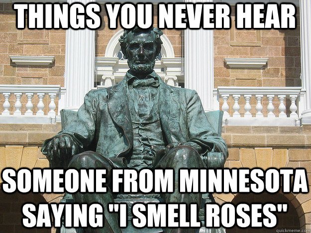 things you never hear someone from minnesota saying 