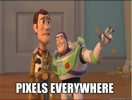  pixels everywhere -  pixels everywhere  woody and buzz