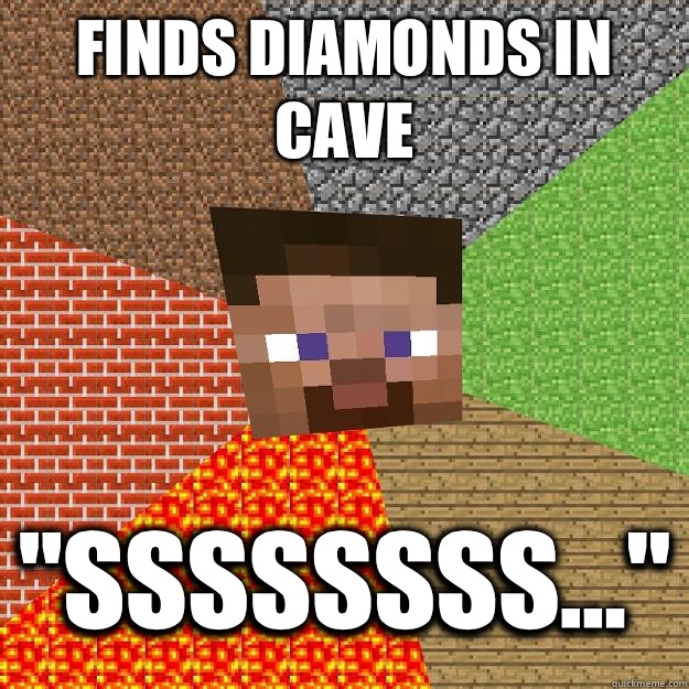 finds diamonds in cave 